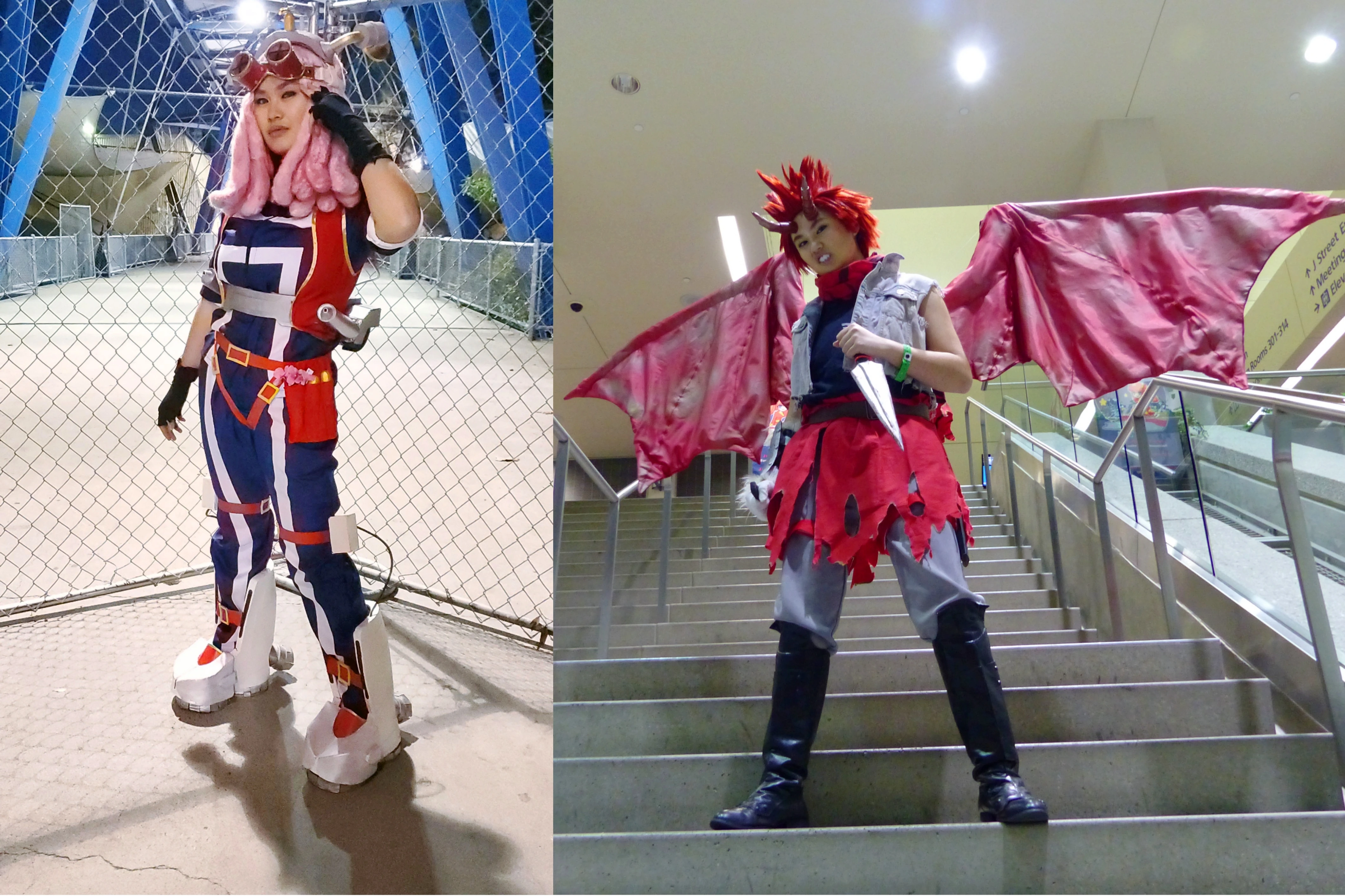 Croc's cosplays showcasing examples of accessories they made