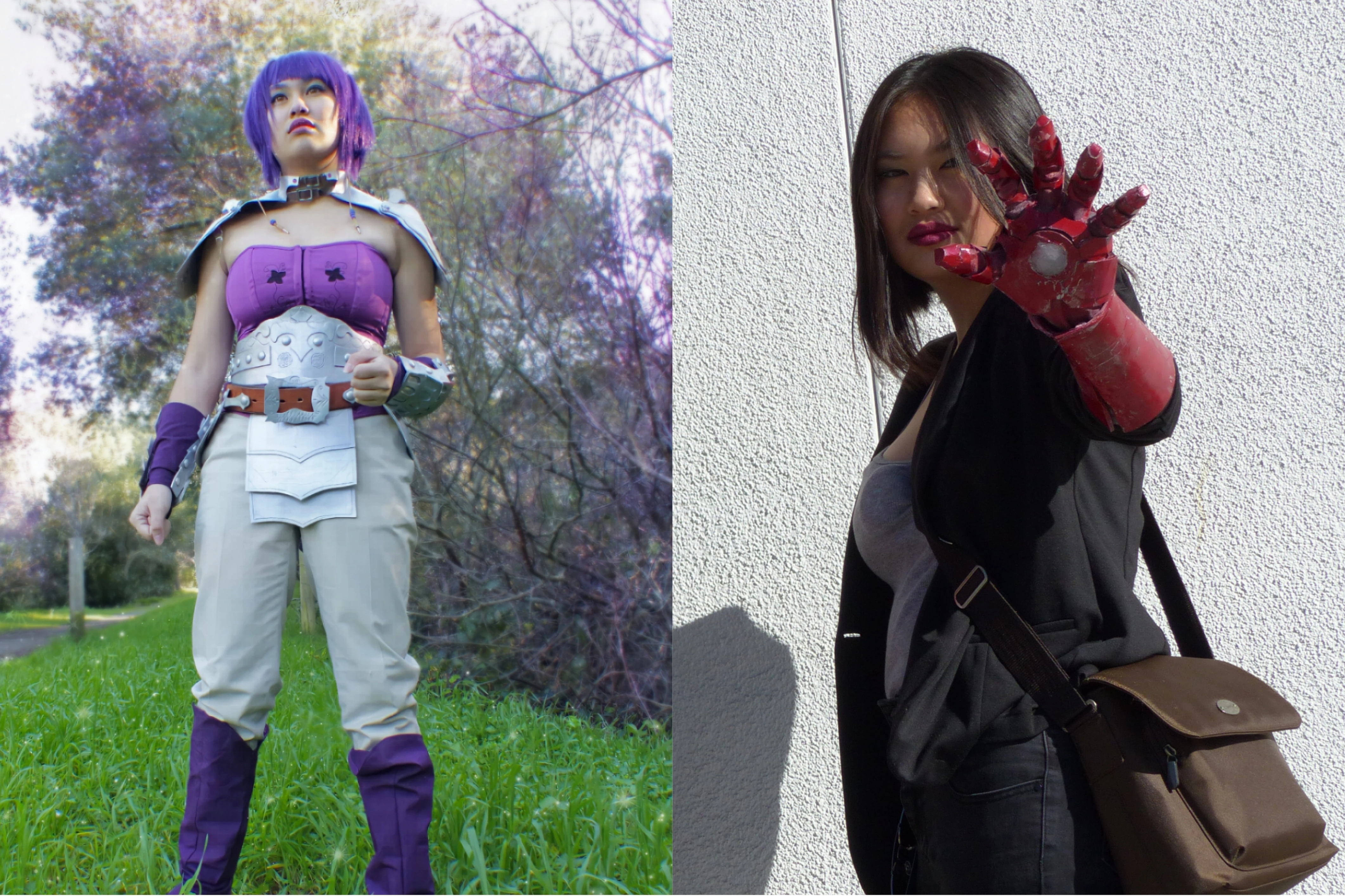 croc's fantasy Kyoka Jirou and casual Tony Stark cosplay